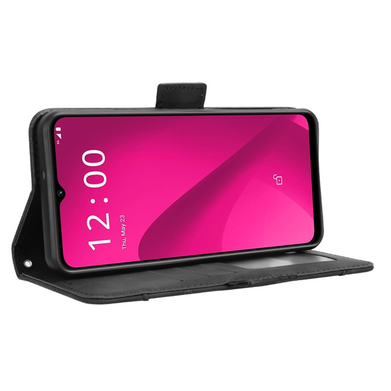 Etui z klapką do T Phone 2 5G, Card Slot, czarne