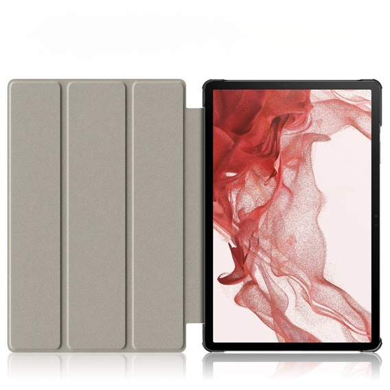 Etui do Samsung Galaxy Tab S9 Plus, Smartcase z miejscem na rysik, niebieskie