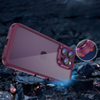 Etui do iPhone 11 Pro Max, ERBORD Impact Guard, bordowe