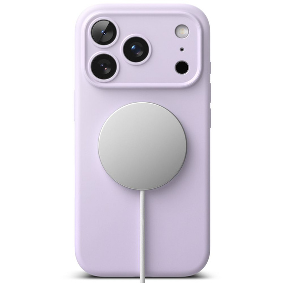 Etui Ringke do iPhone 17 Pro, Silicone MagSafe, Light Purple