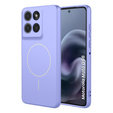 Etui do Motorola Moto G86 5G, Silicone Lite, do MagSafe, fioletowe