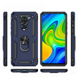 Etui pancerne do Xiaomi Redmi Note 9, Nox Case Ring, niebieskie