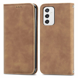 Etui Wallet do Samsung Galaxy M52 5G, Vintage Style Smooth, Brown