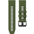 Pasek Silikonowy do Garmin Fenix 5X/6X/7X, Zielony / Czarny