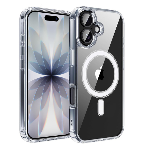 Etui do iPhone 17, do MagSafe, przezroczyste
