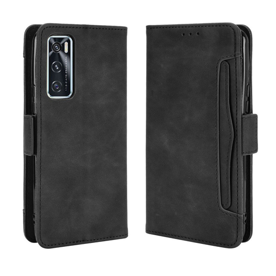 Etui z klapką do vivo V20 SE / vivo Y70 2020, Card Slot, czarne