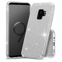 Etui Glitter Case do Samsung Galaxy S9, Silver