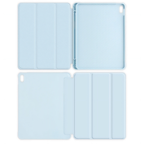 Etui do iPad 10.9" 2022 (10 gen.) / iPad 11" 2025 A16 (11 gen.), Smart Pencil, z miejscem na rysik, niebieskie