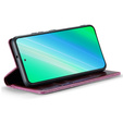 Etui z klapką do Samsung Galaxy A54, ERBORD Waxy Wallet, czerwone