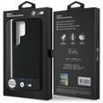 Etui BMW do Galaxy S25 Ultra, Tricolor Stipe do MagSafe, Czarne