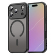 Etui do iPhone 17 Pro, do MagSafe, matowe z ochroną aparatów, czarne