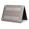 Etui do Macbook Air 13 A1466/A1369, Hard Case Obudowa, Pokrowiec Półprzezroczysty Szary