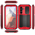 Etui pancerne do Samsung Galaxy S25, R-JUST, czerwone