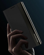 Etui z klapką do Honor Magic 6 Lite 5G, Side Magnetic, czarne