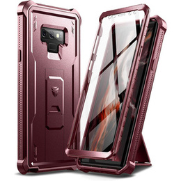 Etui pancerne do Samsung Galaxy Note 9, Dexnor Full Body, czerwone