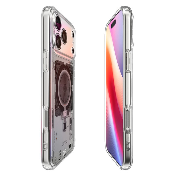 Etui Spigen do iPhone 17 Pro Max, Ultra Hybrid Mag MagSafe, Neo One - Clear