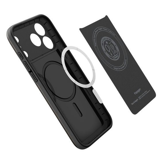 Etui Spigen do iPhone 17 Pro, Thin Fit Mag MagSafe, Black