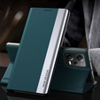 Etui z klapką do Xiaomi Poco X5 5G / Redmi Note 12 5G, Side Magnetic, zielone