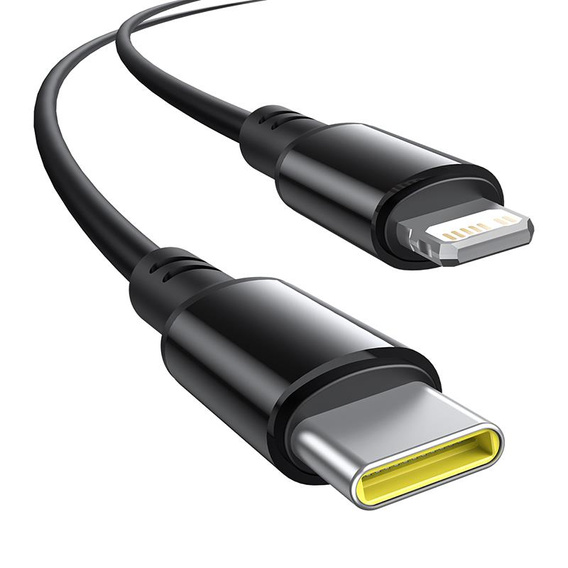 Baseus – Okrągła ładowarka samochodowa 60 W USB-A + USB-C + Lightning - czarna