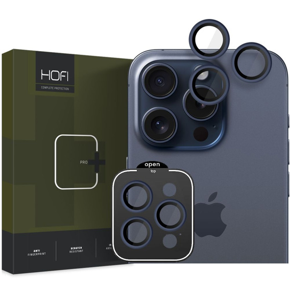 HOFI CamRing Pro+ Osłona na  Aparat do iPhone 15 Pro / 15 Pro Max, granatowe