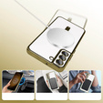 Etui do Samsung Galaxy S21, Electro MagSafe, złote + Szkło na ekran