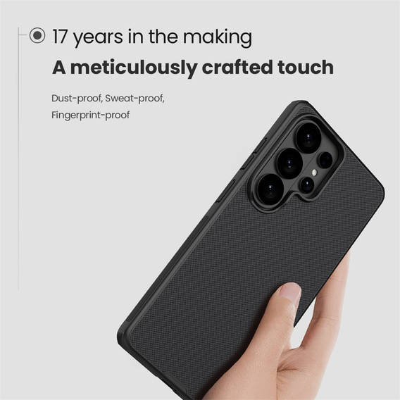 Etui NILLKIN do Samsung Galaxy S26 Ultra, Frosted Shield, do MagSafe, czarne
