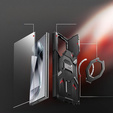 Etui do Samsung Galaxy S24 Ultra, Tongate MECH MagSafe Series, czarne + Szkło Hartowane 9H