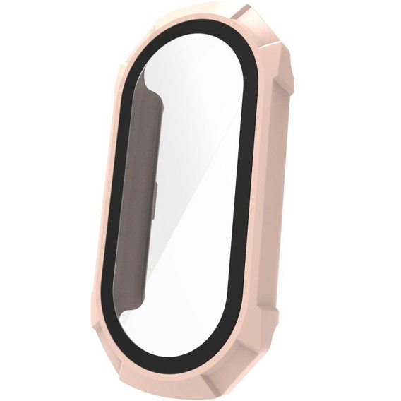 2w1 Etui + Szkło Hartowane do Xiaomi Smart Band 10 / 9 / 8, Różowe