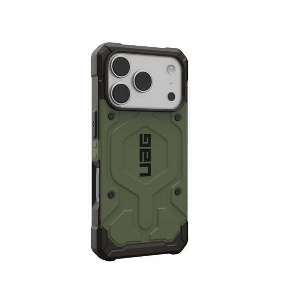 Etui Urban Armor Gear do iPhone 17 Pro, Pathfinder MagSafe, olive