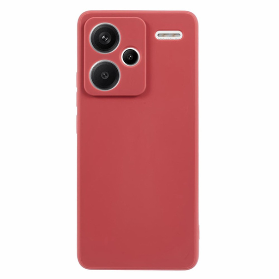 Etui do Xiaomi Redmi Note 13 Pro+, Silicone Lite, czerwone