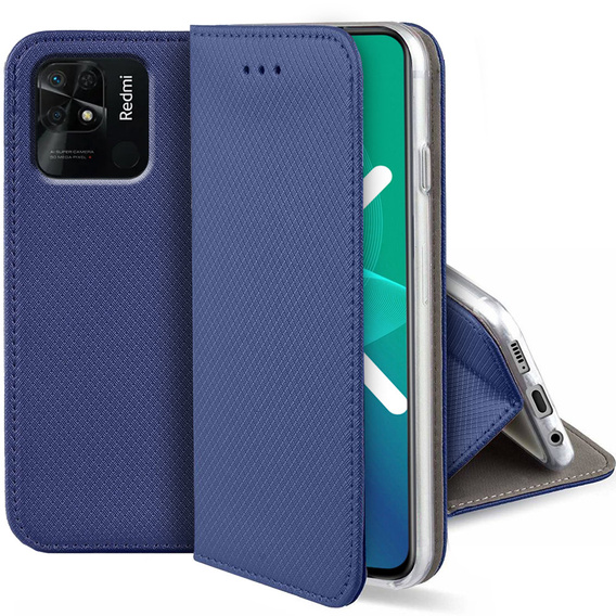 Etui Smart Magnet do Xiaomi Redmi 10C, Dark Blue