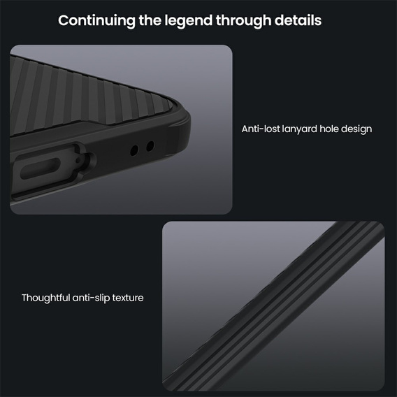 Etui NILLKIN do Samsung Galaxy A57 5G, Camshield Pro, do MagSafe, czarne