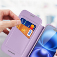 Etui z klapką Dux Ducis do iPhone 17, Skin X Pro, do MagSafe, fioletowe