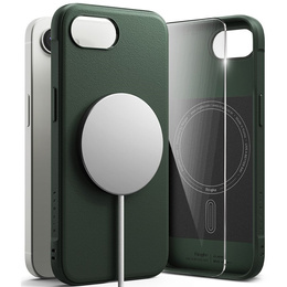 Etui Ringke do iPhone 16E, Onyx MagSafe, zielone + Szkło hartowane