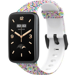 Pasek Silikonowy do Xiaomi Mi Band 7 Pro, Kolorowe wzory