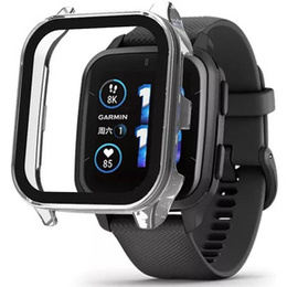 2w1 Etui + Szkło hartowane Garmin Venu Sq 2, Przezroczyste