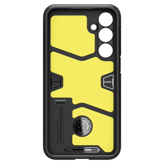 Etui Spigen do Samsung Galaxy  A35 5G, Tough Armor, Czarne + Szkło