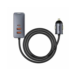 Baseus ładowarka samochodowa Share Together 2 w 1 PD 120 W - Szara
