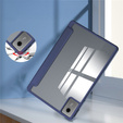 Etui z przezroczystym tyłem i miejscem na rysik do Lenovo Idea Tab 11" / Tab K11 11" (2 gen.), granatowe