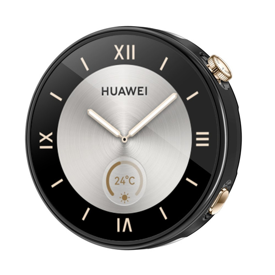 2w1 Etui z Osłoną na ekran do Huawei Watch GT 4 41mm, Czarne