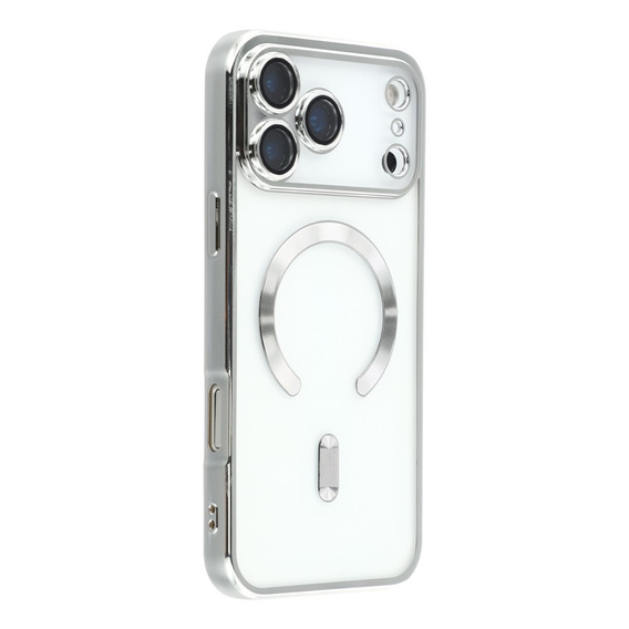 Etui do iPhone 17 Pro Max Electro MagSafe – srebrne