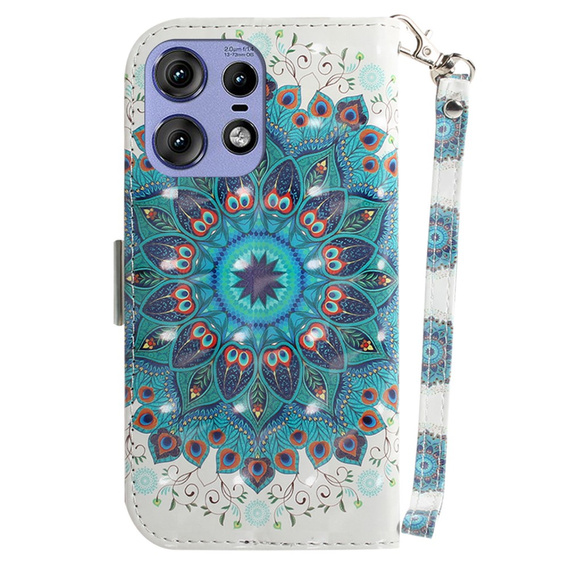 Etui z klapką do Motorola Edge 50 Pro, Wallet, Mandala Flower