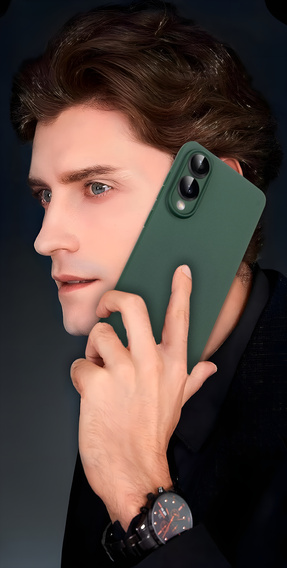 Nakładka Matt TPU do Samsung Galaxy S25 Edge – zielona