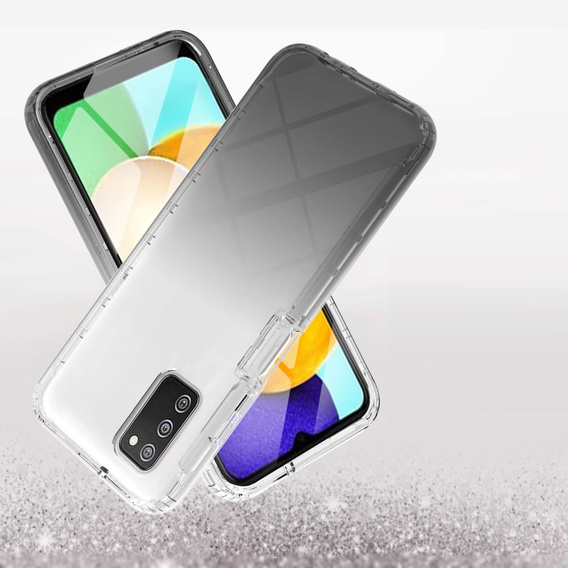 Etui Shockproof do Samsung Galaxy A03s, Gradient Black