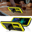 Etui pancerne do Samsung Galaxy S23 Plus, R-JUST CamShield Slide, żółte