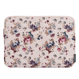 Etui na Laptopa 13" z Motywem Kwiatowym – Khaki