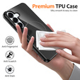 Etui do Samsung Galaxy S25 FE, Silicone Lite, do MagSafe ze smyczką, czarne