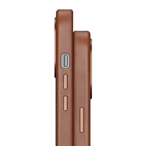 Etui do iPhone 14 Plus, Dux Ducis Max-Naples z Magsafe, Brown