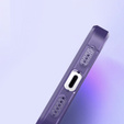 Etui Ultra Slim do iPhone 15, przezroczyste / fioletowe