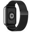 Pasek Bransoleta Milanese do Xiaomi Smart Band 8 Pro / Xiaomi Smart Band 9 Pro, Czarna